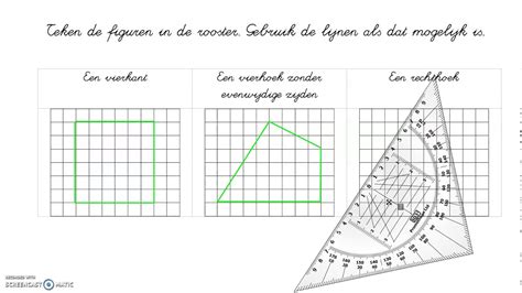 Meetkunde T L Vormleer Vlakke Figuren Tekenen Youtube