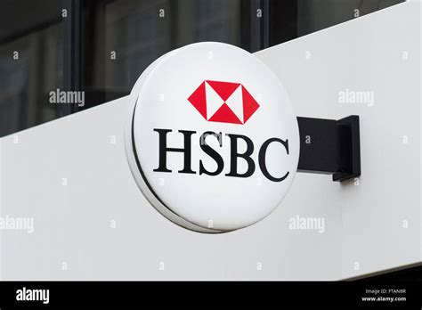 Hsbc Sign Logo Stock Photo Alamy