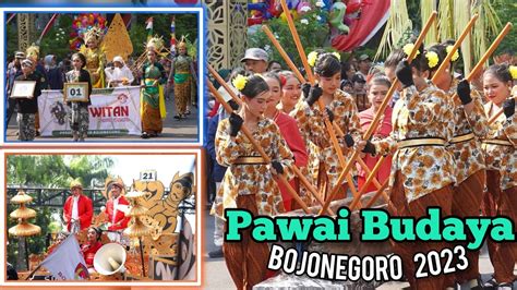 Pawai Budaya Kabupaten Bojonegoro Youtube