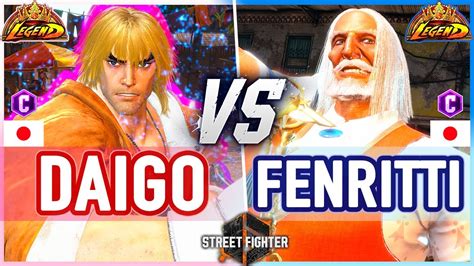 SF6 Daigo Ken Vs Fenritti JP Street Fighter 6 YouTube