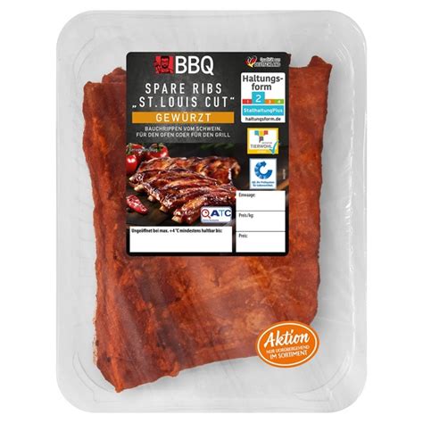 Bbq Spare Ribs St Louis Cut G Von Aldi S D Ansehen