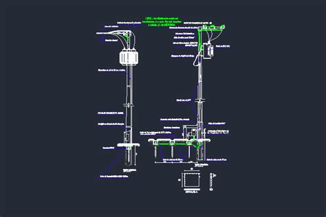 Subestaci N El Ctrica Detalles En Autocad Descarga En Dwg