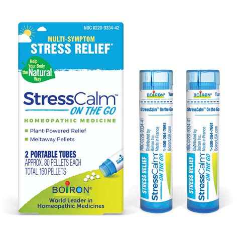 Boiron Stresscalm On The Go Homeopathic Medicine For Stress Relief