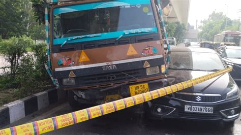 Delhi Police Inspector Killed After Truck Hits Car Near Madipur Metro Station Latest News