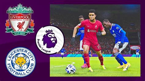 Liverpool V Leicester City Premier League 202122 Pes 2021 Youtube