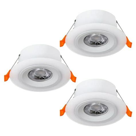 Eglo Led Einbauspot Calonge Warmwei Durchmesser Cm Stk Wei