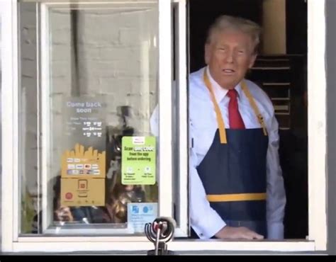 Trump Working At Mcdonalds Blank Template Imgflip