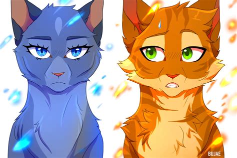 Warrior Cats Bluestar And Firestar