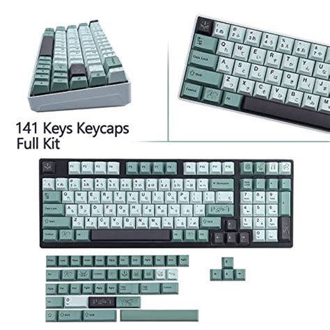 Wunzkii PBT Japanese Keycaps 141 Keys Cherry Profile Dye Sublimation