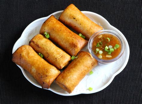 Deep Fried Spring Rolls Cook With Kushi