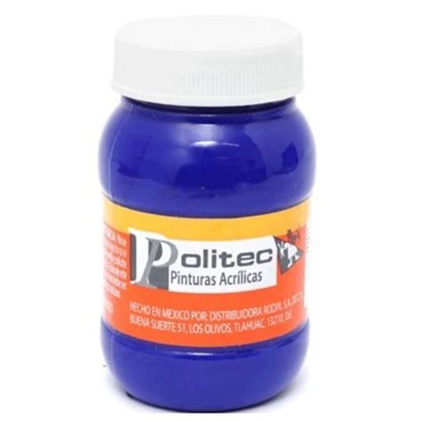 Olinka Papelerias Pintura Politec 100ml 315 Azul Ultramar