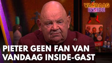 Pieter Cobelens Geen Fan Van Vandaag Inside Gast Door Hem Doe Ik Geen