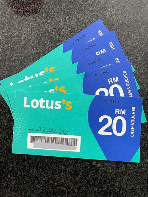 Lotus Supermarket Rm Cash Voucher Tickets Vouchers Vouchers On