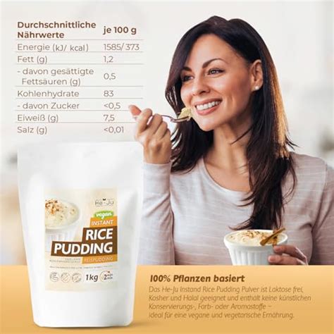 Rice Pudding 1kg GESCHMACKSNEUTRALER Instant Rice Pudding