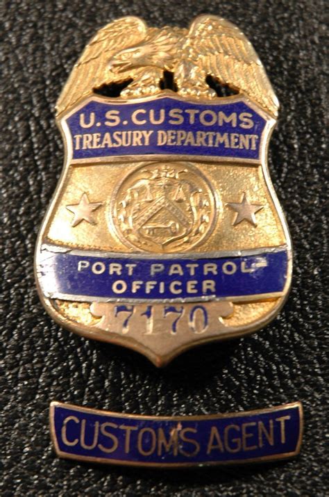 1920 30s Us Customs Treasury Department Port Patrol Officer