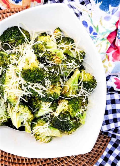 Roasted Garlic Broccoli With Parmesan California Grown