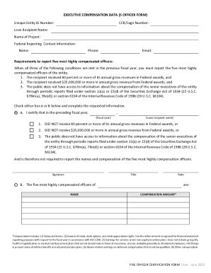 Fillable Online Illinois Five Officer Certification Form