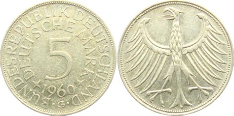 Deutschland Brd Mark G Silberadler Ss Ma Shops