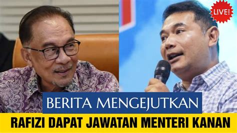 Tiada Alasan Untuk Kenapa Anwar Pilih Rafizi Untuk Jawatan Itu Rafizi