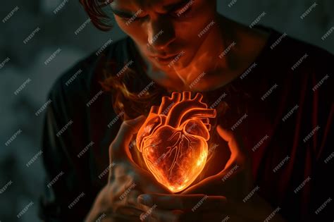 Premium Photo The Burning Heart The Inner Fire Of Human Passion