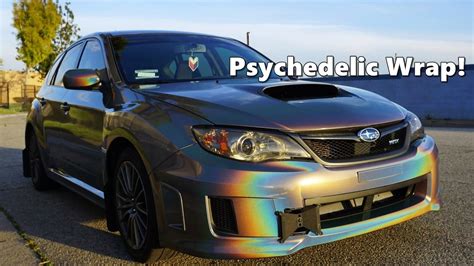 Psychedelic Wrap On Subaru WRX YouTube