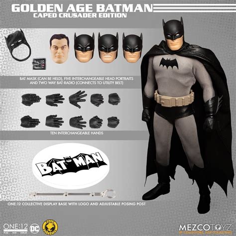 Golden Age Batman One Collective Figure Debuts From Mezco