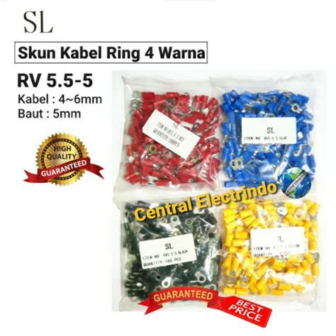 Jual Skun Kabel Ring Warna Rv Kabel Mm Baut Mm Sl Shopee