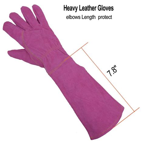 Handlandy Wholesale Ladies Gardening Gloves Thorn Proof Cowhide Gauntl