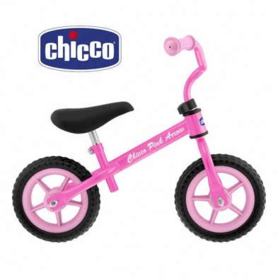 Bicicleta Sin Pedales Pink Arrow First Bike Chicco Hipergol