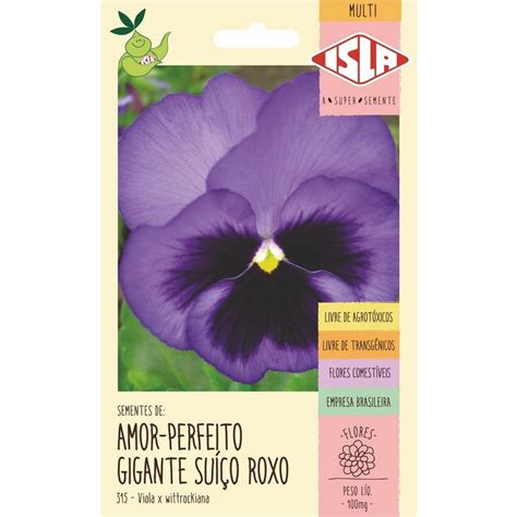 SEMENTES DE AMOR PERFEITO GIGANTE SUICO ROXO Shopee Brasil