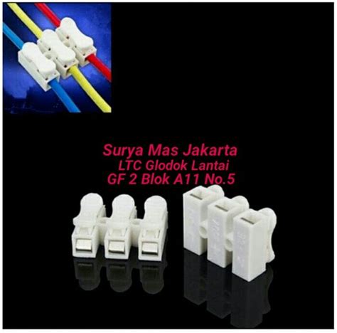 Jual Quick Connect Wire Connector Spring Terminal Sambungan Kabel