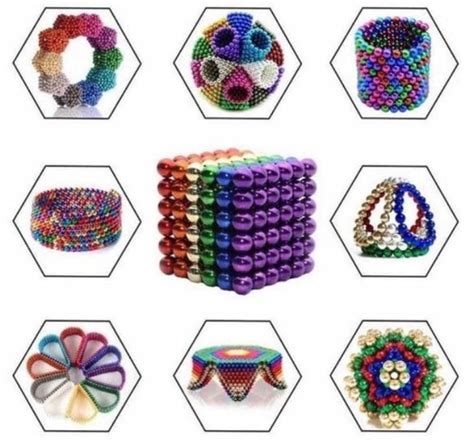 Set Bolitas Magn Ticas Mm Colores Magnetic Toys Mini