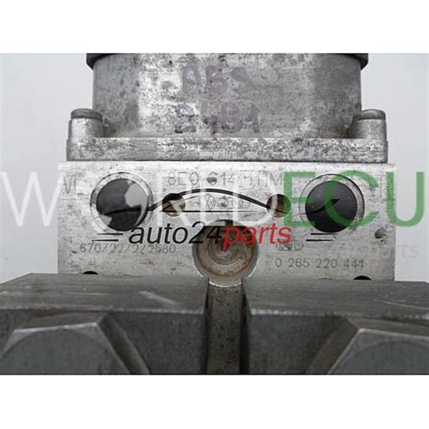 ABS PUMPE BLOCK HYDRAULIKPUMPE STEUERGERÄT AUDI VW BOSCH 0 265 220 441