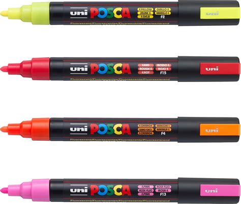 POSCA PC 5M Paint Marker Art Pens 1 8 2 5mm Purple Tones Set Of