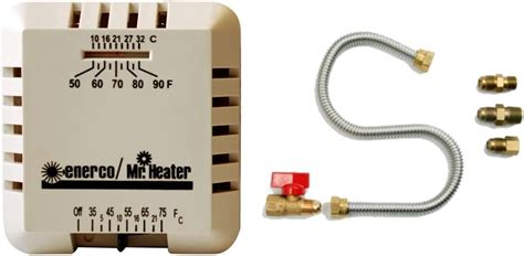 Mr Heater Thermostat For Heater And One Stop Universal Gas Appliance Hook Up Kit