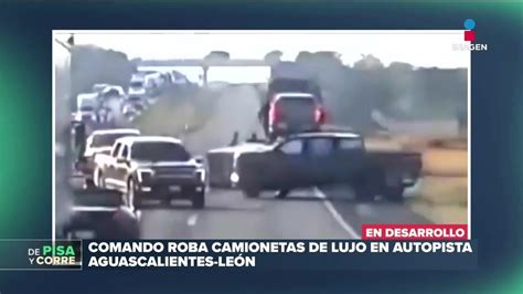 Comando Roba Camioneta De Lujo En Autopista De Aguascalientes Dpc Con