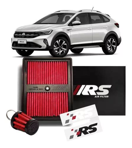 Filtro De Ar Esportivo Inbox Rs Vw Nivus Tsi