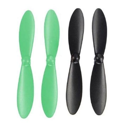 Udi Rc U H A Propellers Blades Black Green Set Of Props