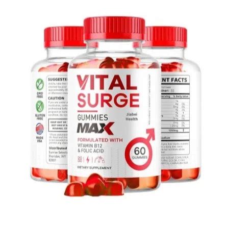 Vital Surge Gummies Max Potent Men S Sexual Health Booster Shopee