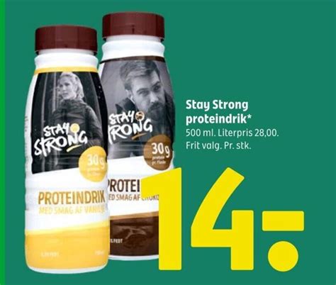 Stay Strong Proteindrik Tilbud Hos Coop