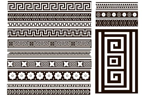 Greek patterns ~ Graphic Objects ~ Creative Market