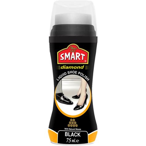 Smart Smart Liquid Shoe Polish Black 75ml Woolworths