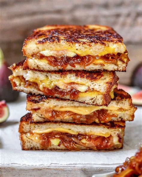 Grilled Cheese With Caramelized Onions R Vegrecipes