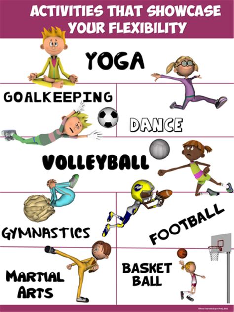 Pe Poster Activities That Showcase Your Flexibility By Ejpc2222