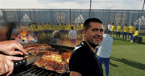 Otro Asado De Riquelme Con El Plantel De Boca ¿nace Una Cábala Olé Ar