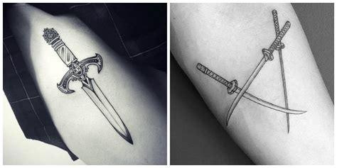 Tatuajes De Espadas Diseños únicos Del Tatuaje De Espada Para Mujer Y