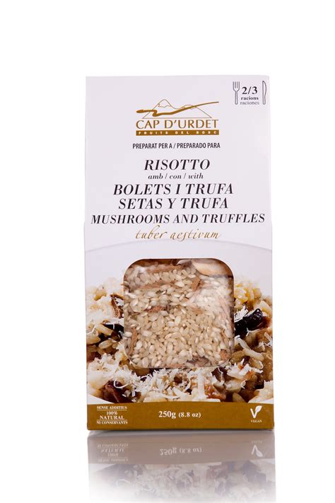 Risotto Con Setas Y Trufa CAP URDET Venta Y Distribucion Productos