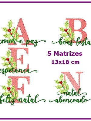 13x18 Natal Esperanca Palavra Motivacional Alegria De Borda Compre