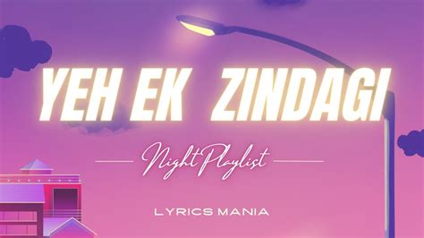 Ye Ek Zindagi Lyrics Monica O My Darling Huma Qureshi Rajkumar