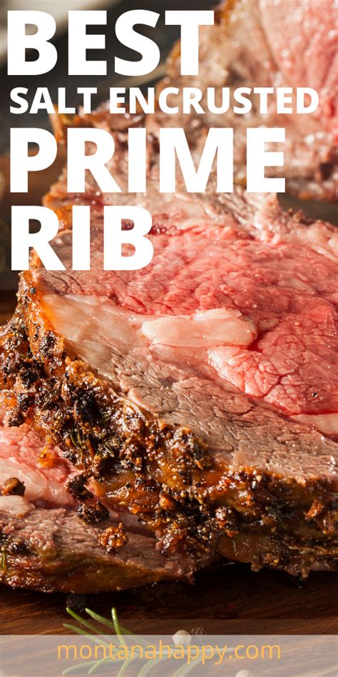 Best Salt Encrusted Prime Rib Recipe Cooking Prime Rib Prime Rib